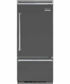 Viking - Professional 5 Series Quiet Cool 20.4 Cu. Ft. Bottom-Freezer Built-In Refrigerator - Damascus Gray 0
