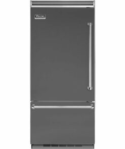 Viking - Professional 5 Series Quiet Cool 20.4 Cu. Ft. Bottom-Freezer Built-In Refrigerator - Damascus Gray 1