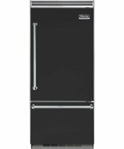 Viking - Professional 5 Series Quiet Cool 20.4 Cu. Ft. Bottom-Freezer Built-In Refrigerator - Cast Black 1