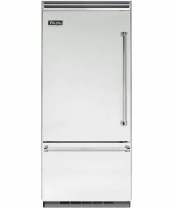Viking - Professional 5 Series Quiet Cool 20.4 Cu. Ft. Bottom-Freezer Built-In Refrigerator - Frost White 1