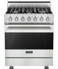 Viking - 3 Series 4.0 Cu. Ft. Freestanding LP Gas Convection Range with Self-Cleaning - Frost White