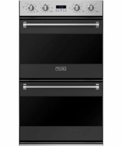 Viking - 3 Series 30" Built-In Double Electric Convection Wall Oven - Cast Black