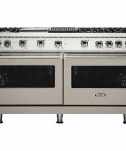Viking - Professional 5 Series Freestanding Double Oven Gas Convection Range - Pacific gray 1