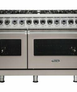 Viking - Professional 5 Series 7.3 Cu. Ft. Freestanding Double Oven Dual Fuel LP Gas Convection Range with Self-Cleaning - Pacific gray