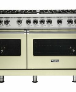 Viking - Professional 5 Series Freestanding Double Oven Gas Convection Range - Vanilla cream 1