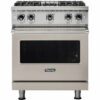 Viking - Professional 5 Series 4.0 Cu. Ft. Freestanding LP Gas Convection Range - Pacific Gray 1