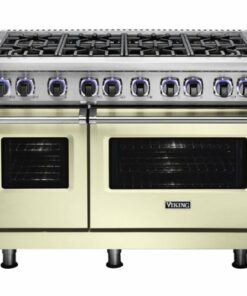 Viking - Professional 7 Series Freestanding Double Oven Gas Convection Range - Vanilla cream 1