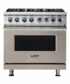 Viking - Professional 7 Series 5.1 Cu. Ft. Freestanding Gas Convection Range - Pacific gray 1