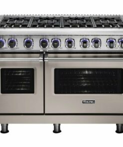 Viking - Professional 7 Series 7.3 Cu. Ft. Freestanding Double Oven Dual Fuel LP Gas Convection Range with Self-Cleaning - Pacific gray 1