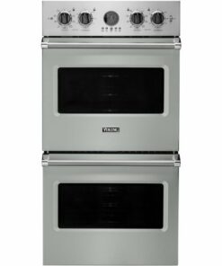 Viking - Professional 5 Series 27" Built-In Double Electric Convection Wall Oven - Arctic gray