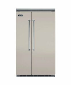 Viking - Professional 5 Series Quiet Cool 29.1 Cu. Ft. Side-by-Side Built-In Refrigerator - Pacific Gray