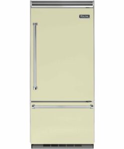 Viking - Professional 5 Series Quiet Cool 20.4 Cu. Ft. Bottom-Freezer Built-In Refrigerator - Vanilla Cream 0