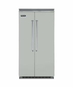 Viking - Professional 5 Series Quiet Cool 25.3 Cu. Ft. Side-by-Side Built-In Refrigerator - Arctic Gray