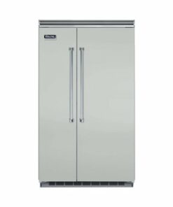 Viking - Professional 5 Series Quiet Cool 29.1 Cu. Ft. Side-by-Side Built-In Refrigerator - Arctic Gray