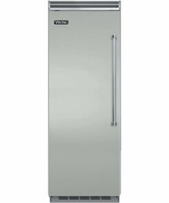 Viking - Professional 5 Series Quiet Cool 17.8 Cu. Ft. Built-In Refrigerator - Arctic Gray 1