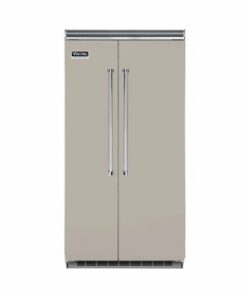 Viking - Professional 5 Series Quiet Cool 25.3 Cu. Ft. Side-by-Side Built-In Refrigerator - Pacific Gray