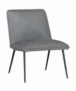 Studio Designs - 4-Leg 100% Polyester Accent Chair - Dark Gray