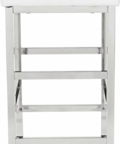 OSP Home Furnishings - Backless 26" Stool - White