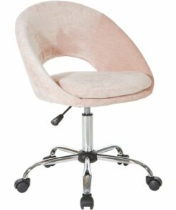 OSP Home Furnishings - Milo Office Chair - Blush