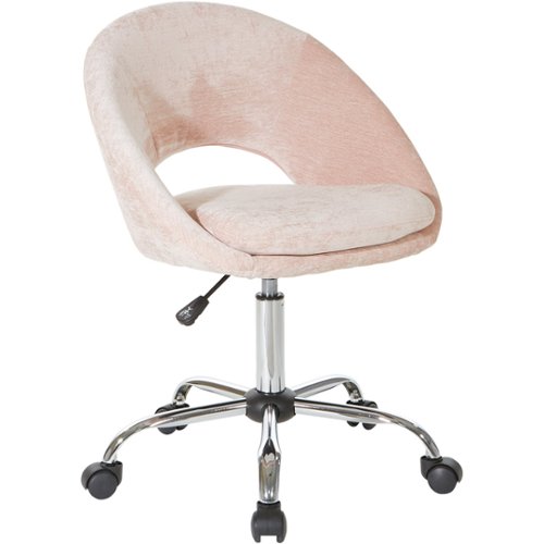 OSP Home Furnishings - Milo Office Chair - Blush