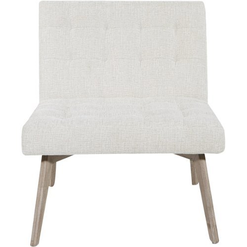 Office Star Products - Mid-Century Wood Chair - Gray Wash/Cottage