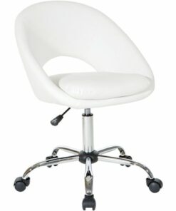 OSP Home Furnishings - Milo Office Chair - White
