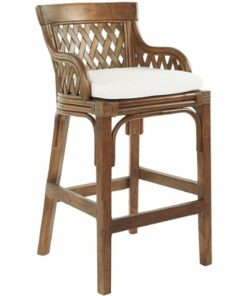 OSP Home Furnishings - Plantation Bar Stool - Stained Brown