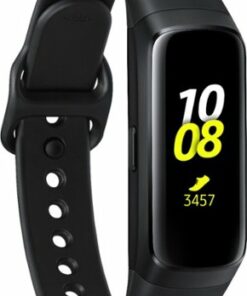 Samsung - Geek Squad Certified Refurbished Galaxy Fit Activity Tracker + Heart Rate - Black