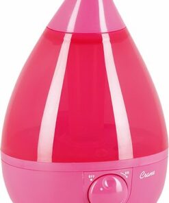 CRANE - 1 Gal. Drop Ultrasonic Cool Mist Humidifier - Pink