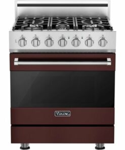 Viking - 3 Series 4.0 Cu. Ft. Freestanding LP Gas Convection Range with Self-Cleaning - Kalamata Red
