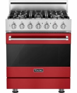 Viking - 3 Series 4.0 Cu. Ft. Freestanding LP Gas Convection Range with Self-Cleaning - San Marzano Red