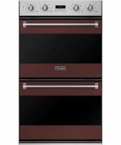 Viking - 3 Series 30" Built-In Double Electric Convection Wall Oven - Kalamata red