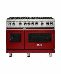 Viking - Professional 5 Series Freestanding Double Oven Gas Convection Range - Reduction red 1