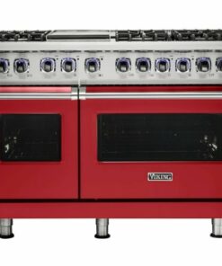 Viking - Professional 7 Series Freestanding Double Oven Gas Convection Range - San marzano red 0