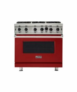 Viking - Professional 5 Series 5.1 Cu. Ft. Freestanding LP Gas Convection Range - Reduction Red 0