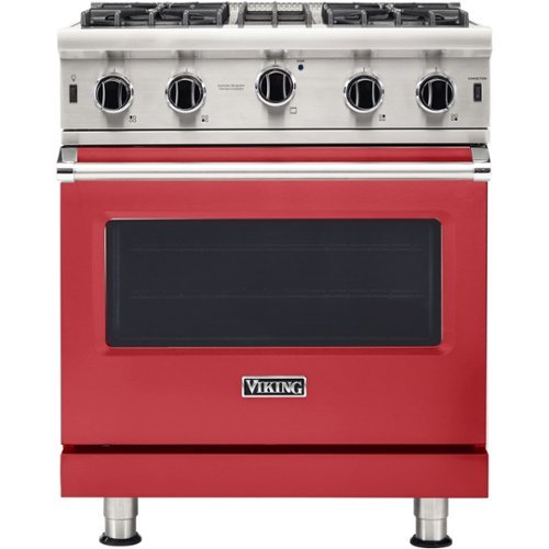 Viking - Professional 5 Series 4.0 Cu. Ft. Freestanding Gas Convection Range - San Marzano Red 0
