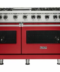 Viking - Professional 5 Series Freestanding Double Oven Gas Convection Range - San marzano red 0