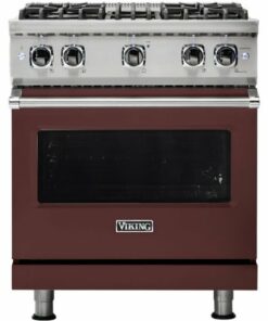 Viking - Professional 5 Series 4.0 Cu. Ft. Freestanding LP Gas Convection Range - Kalamata Red 1