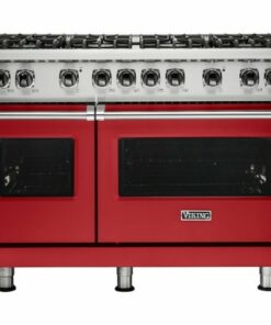 Viking - Professional 5 Series Freestanding Double Oven Gas Convection Range - San marzano red 1