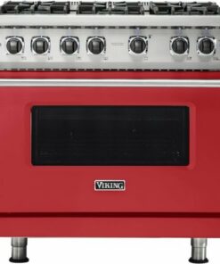 Viking - Professional 5 Series 5.1 Cu. Ft. Freestanding LP Gas Convection Range - San Marzano Red 2