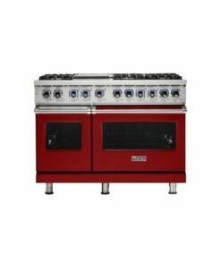 Viking - Professional 7 Series Freestanding Double Oven Dual Fuel Convection Range with Self-Cleaning - San marzano red 1