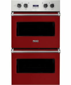 Viking - Professional 5 Series 30" Built-In Double Electric Convection Wall Oven - San marzano red 1