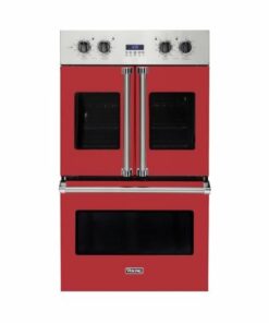 Viking - Professional 7 Series 30" Built-In Double Electric Convection Wall Oven - San marzano red