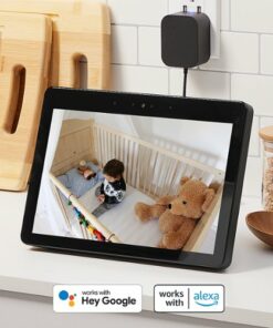 Geeni - Pan and Tilt Indoor Wi-Fi Wireless Network Surveillance Camera - Black