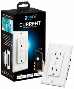 Geeni - Smart Wi-Fi In-Wall Outlet - White