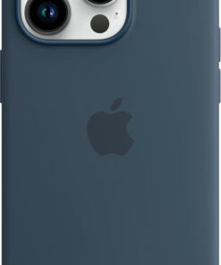 Apple - iPhone 14 Pro Silicone Case with MagSafe - Storm Blue