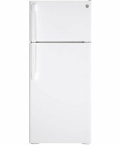 GE - 17.5 Cu. Ft. Top-Freezer Refrigerator - White 2
