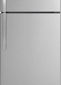 GE - 17.5 Cu. Ft. Top-Freezer Refrigerator - Stainless steel 1