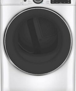 GE - 7.8 Cu. Ft. 12-Cycle Gas Dryer with Steam - White on White