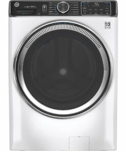 GE - 5.0 Cu Ft High-Efficiency Stackable Smart Front Load Washer w/UltraFresh Vent, Microban Antimicrobial & 1-Step Wash+Dry - White